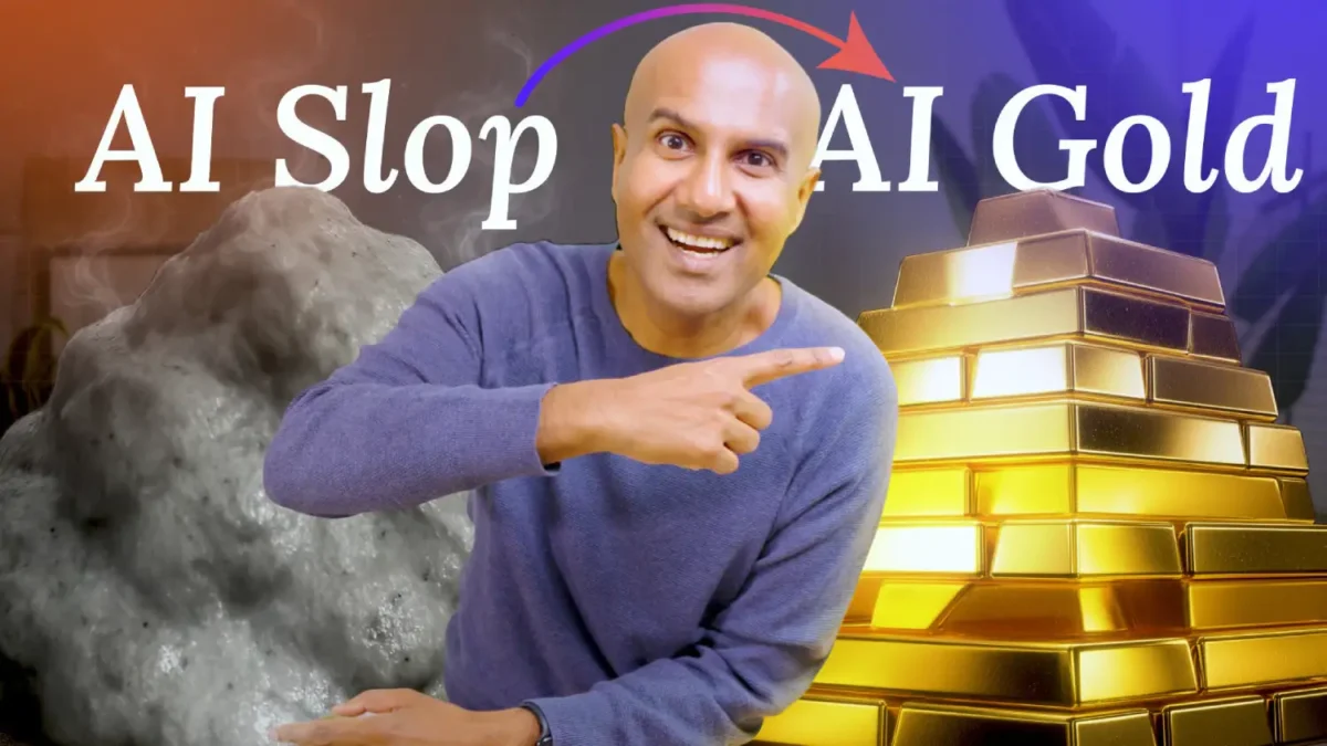 AI slop into AI gold